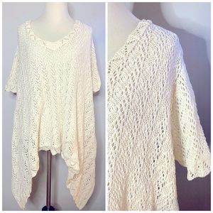 NWOT UO Staring at Stars Crochet Sweater Top, S